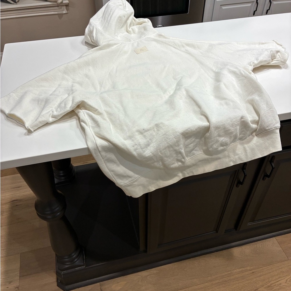 Essentials Fear of God short sleeve hoodie in Mens size Large.